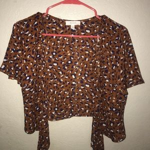 wrap shirt with skirt bundle